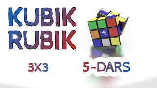 Kubik rubik 3x3 formula  5dars [upl. by Niabi]