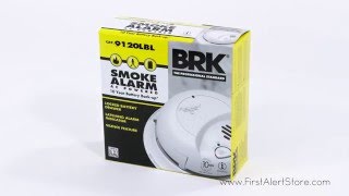 First Alert Hardwired Ionization Smoke Alarm with 10 Year Sealed Battery 9120LBL [upl. by Musette915]