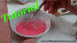 Mottling skin Painting Tutorial with Real Effect air dry paints  Nikki Holland vlog 136 [upl. by Llerdnek]