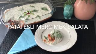 Patatesli mercimek salatasi [upl. by Noivax493]