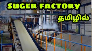 சர்க்கரை தொழிற்சாலை  Sugar manufacturing Process in tamil  Sugar Factory  FACTORY IN TAMIL [upl. by Smoht438]