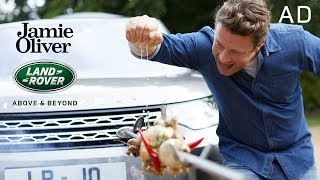 Cooking a Chicken with my Car  Jamie Oliver amp Land Rover Part 3  AD [upl. by Pillihp]