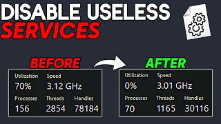 OPTIMIZE Windows for Gaming amp Performance By DISABLE these SERVICES  2024 Ultimate Update Guide [upl. by Iralam]