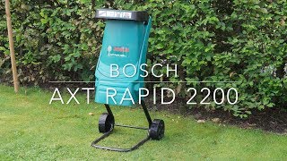 Bosch Axt Rapid 2200 shredder [upl. by Jann939]