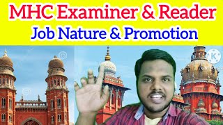 madras highcourt examiner job nature and promotionmadras highcourt reader job nature and promotion [upl. by Inat484]