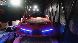 Premium Kids Racing Red Double Car Bed [upl. by Arikahs191]