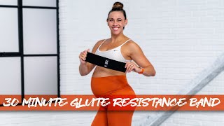 30 Minute Glute Resistance Band Workout [upl. by Aicitan47]