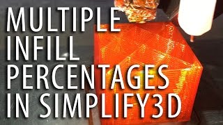 How To Use Multiple Infill Percentages When 3D Printing With Simplify3D [upl. by Aundrea91]