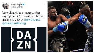 SHOCKING NEWS DILLIAN WHYTE VS DERECK CHISORA 2 GOES TO SHOWTIME AS DAZN amp EDDIE HEARN LOSES OUT [upl. by Zetta246]