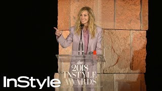 Julia Roberts Owes Her Style to Her 22YearOld Self amp a Pair of Leggings  InStyle Awards  InStyle [upl. by Acinoryt515]