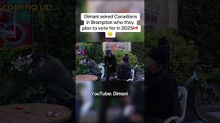 Asking Canadian in Brampton Ontario who they’re voting for in 2025 [upl. by Ayoted]