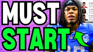 12 MUST Start Players for Week 1 SLEEPERS Startem Sitem With Matchups  2024 Fantasy Football [upl. by Amleht]