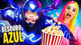 FUI ASSISTIR O INCRÍVEL BESOURO AZUL NO CINEMA 🍿  Alec GO Vlogs [upl. by Blinny]