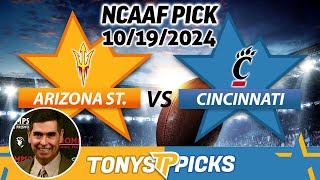 Arizona St vs Cincinnati Pick 101924 NCAAF Week 8 Predictions [upl. by Landahl]