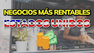 🤑 Descubre los Negocios Más Rentables en Estados Unidos 2024 [upl. by Linnea]