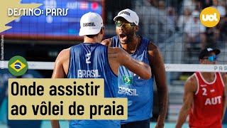 EVANDRO E ARTHUR NO VÔLEI DE PRAIA ONDE ASSISTIR À TRANSMISSÃO AO VIVO DO JOGO DAS OLIMPÍADAS [upl. by Nanni108]