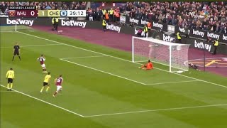 Manuel Lanzini Penalty GOAL vs Chelsea ⚽ [upl. by Gaivn]