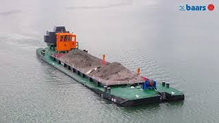 Split hopper barge self propelled B115 Baars Sliedrecht NL [upl. by Huskamp]