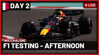 F1 Live 2024 Bahrain PreSeason Testing Day 2 Watchalong  Live Timings  Commentary [upl. by Maice]