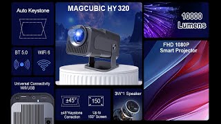 New HY320 Mini Portable Projector Auto Keystone [upl. by Ger920]