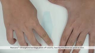 Nexcare™ Strong Hold Pain Free Bandage [upl. by Lenette]