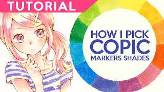 How I pick Copic Markers shades【Tutorial】 [upl. by Levitt383]