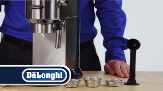 DeLonghi Dedica EC680 Unboxing and Setting Up the Machine [upl. by Hutchinson517]