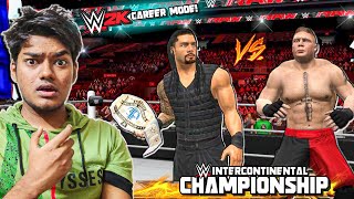 BROCK STOLE MY CHAMPIONSHIP😭  WWE 2K CAREER MODE 2 [upl. by Repsag]