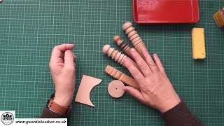 8 Burnishing Leather  Leather Work For Beginners [upl. by Slifka977]