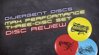 Disc Review  Divergent Discs Max Performance Set  BEST STARTER SET AVAILABLE [upl. by Allevon]