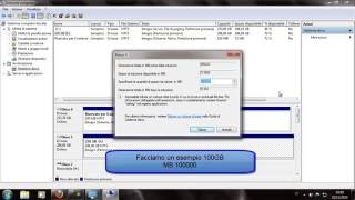 Windows 7  Creare partizioni senza software è semplicissimo [upl. by Berenice257]