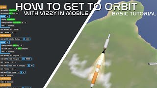 SimpleRockets 2 Mobile  Vizzy Tutorial Basic Orbit 7 [upl. by Wivinia]