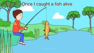 Nursery Rhyme  12345 Once I caught a fish alive [upl. by Trinia63]