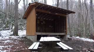 Watauga Lake Shelter TN 21613 day hike on the AT [upl. by Haerdna]