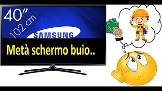 Riparazione TV Samsung UE40F6100  Strategie per una Riparazione Economica [upl. by Ilaw]