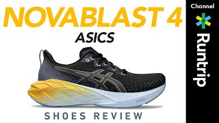 【ASICS】新作ランニングシューズ「NOVABLAST 4」｜ポンポン弾む最新作はサブ4ランナーに履いてほしい1足⁉【シューズレビュー】running asics [upl. by Haymo]