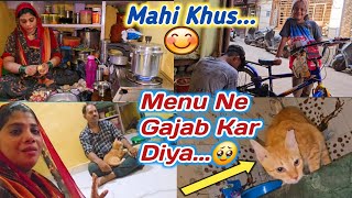 Husband Ne Sab Asaan kar Diya 😘  Billi Menu Ne Toh Gajab Kar Diya 😀  madinashaikh dailyvlog [upl. by Eichman]