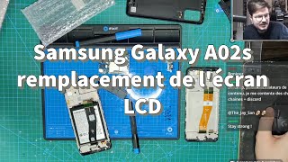 Samsung Galaxy A02s remplacement de lécran LCD [upl. by Matlick]