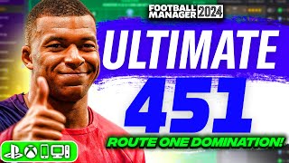 DOMINATE With My ULTIMATE 451 FM24 Tactic  Best FM24 Tactics [upl. by Arym]