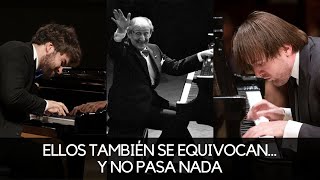 Los grandes pianistas también se equivocan [upl. by Nnayram]