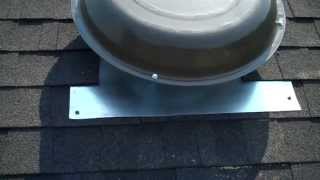 How to Install a rooftop attic fan Masterflow [upl. by Fugate516]