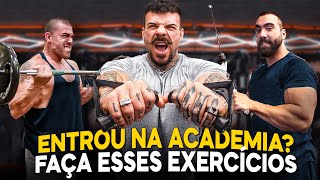 10 EXERCÍCIOS QUE TODO INICIANTE PRECISA FAZER NA ACADEMIA ​⁠LeandroTwin 4FitClub [upl. by Means]