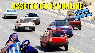 CORRO EN COCHES DE ARGENTINA CON LOS PIBES  CARRERAS EN SERVIDOR ARGENTINO  ASSETTO CORSA ONLINE [upl. by Claus309]