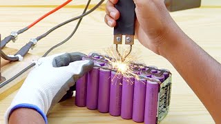 BUILD A LARGE LITHIUM BATTERY PACK [upl. by Atiuqat]