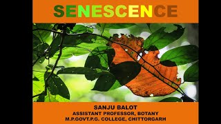 SENESCENCE IN PLANTS by Sanju Balot [upl. by Corin117]