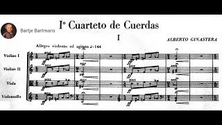 Alberto Ginastera  String Quartet No 1 Op 20 1948 [upl. by Grey]