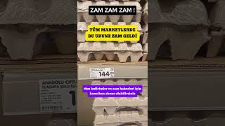 ZAM ÜSTÜNE ZAM TÜM MARKETLERDE O URUNE ZAM GELDİ şok bim a101 aktüel [upl. by Haelam868]