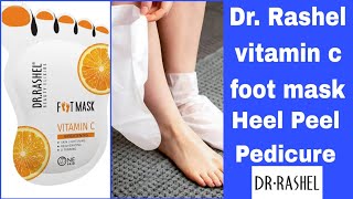 DrRashel Vitamin C Peeling Mask for Cracked Feet  Heel Peel Pedicure  Foot Care at homefoot care [upl. by Notreb]