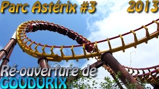 Deanrell au Parc Astérix 03  Réouverture de Goudurix postretracking [upl. by Bevon843]