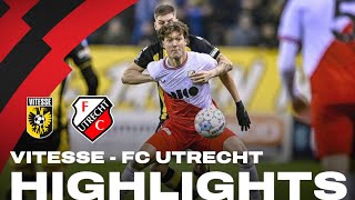 FC Utrecht begint 2024 met GELIJKSPEL tegen Vitesse 📺  HIGHLIGHTS [upl. by Sillert]